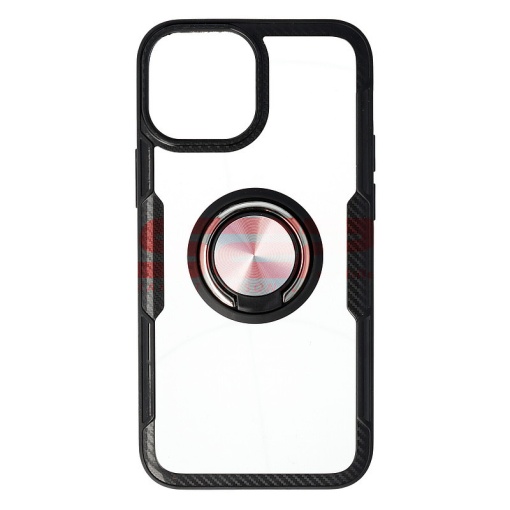 Husa TPU+PC Carbon Ring Case Apple iPhone 13 mini Black