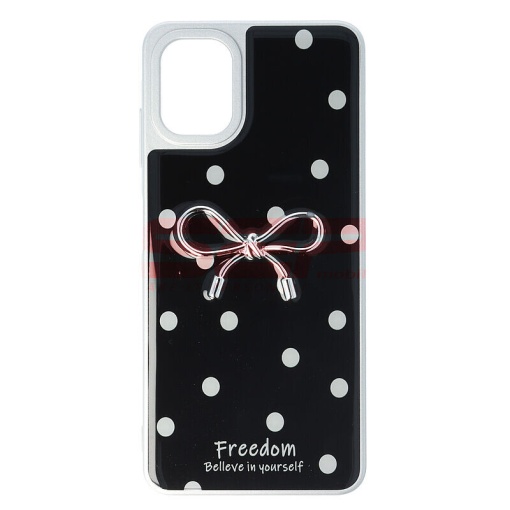 Husa TPU+PC Dots Samsung Galaxy A06 Black