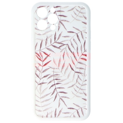 Husa TPU Vintage Leaves Apple iPhone 12 Pro Design 02