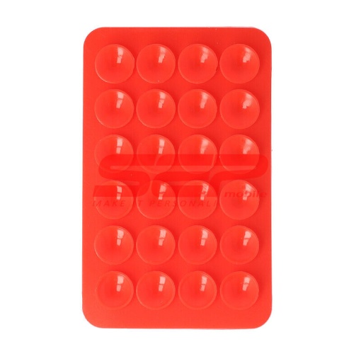 Pad silicon pentru telefon mobil Rectangle RED