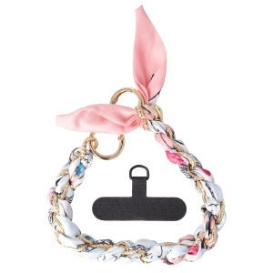 Accesoriu tip bratara cu lantisor pentru husa telefon mobil Design 08