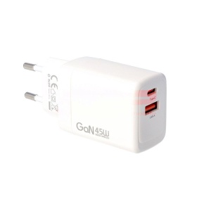 Adaptor priza Yiikoo USB-C + USB-A Fast Charge 45W Y-CGE025 - Img 3