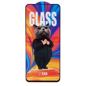 Geam protectie display sticla 5D bulk FULL GLUE Motorola Moto E13 BLACK