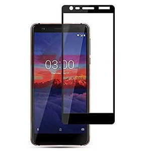 Geam protectie display sticla 5D FULL GLUE Nokia 3.1 BLACK - Img 2