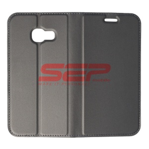 Husa FlipCover Magnet Skin Samsung Galaxy A3 2017 Grey - Img 2