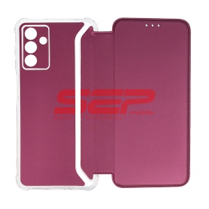 Husa FlipCover Piano Samsung Galaxy A04s Wine - Img 1