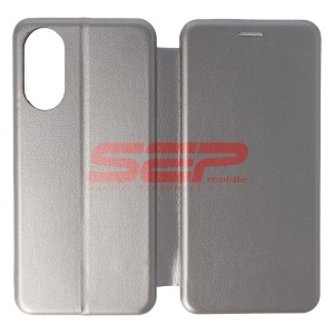 Husa FlipCover Round Oppo A78 5G Fossil Grey
