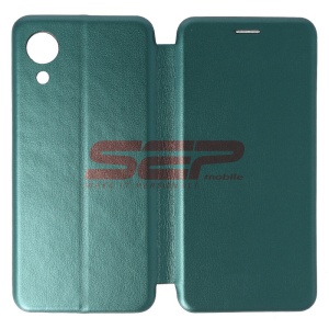 Husa FlipCover Round Samsung Galaxy A03 Core Sea Green