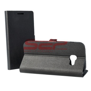 Husa FlipCover Stand Magnet Samsung Galaxy A80 NEGRU