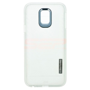 Husa MOTOMO Carbon Fiber Samsung Galaxy J3 (2017) Silver