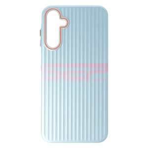 Husa PC Metallic Lines Samsung Galaxy A15 5G Light Blue - Img 1
