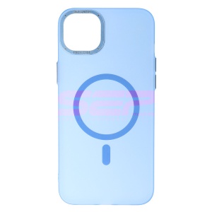 Husa PC MetalRing Magsafe Apple iPhone 15 Plus Blue