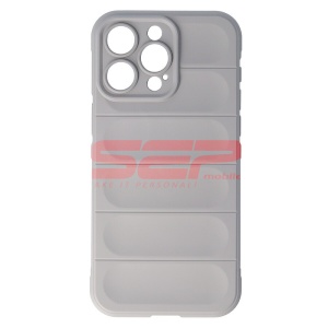 Husa Rubber Silicone Apple iPhone 15 Pro Max Silver