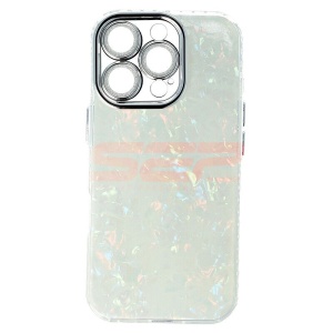 Husa silicon Aurora Shell Apple iPhone 16 Pro Max Diamonds Lens