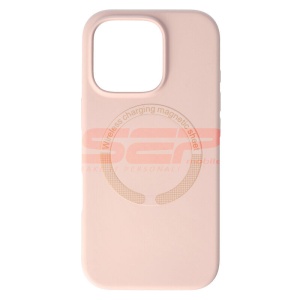 Husa silicon Mag Cover Apple iPhone 16 Pro Powder Pink