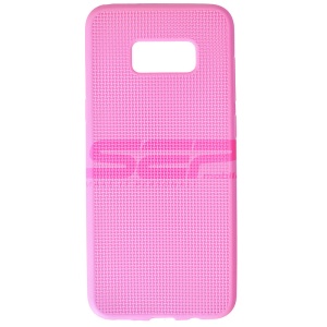 Husa silicon Mesh Case Samsung Galaxy S8 Plus PINK