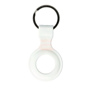 Husa silicon tip breloc pentru AirTag WHITE
