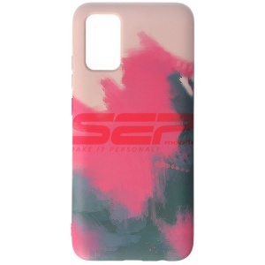 Husa silicon Watercolor Samsung Galaxy A02s / M02s Berry - Img 1