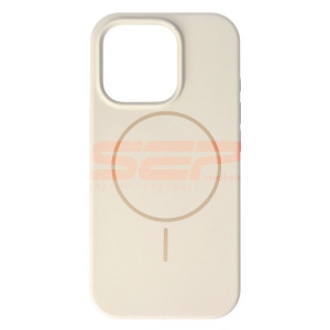 Husa Soft Silicone Magsafe Apple iPhone 16 Pro Beige - Img 1