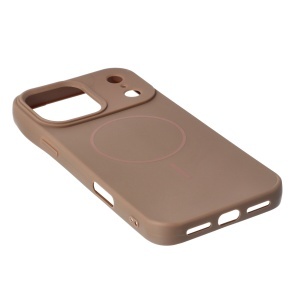 Husa Soft Silicone Magsafe Apple iPhone 17 Pro Brown - Img 3