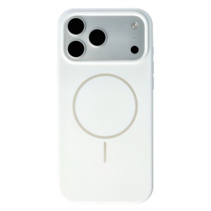 Husa Soft Silicone Magsafe Apple iPhone 17 White - Img 2