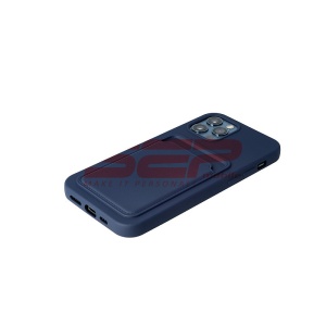 Husa TPU Card Holder Apple iPhone 12 Pro Max Navy - Img 2