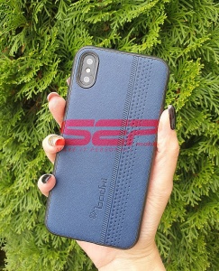 Husa TPU Leather bodhi. Samsung Galaxy Note 20 Ultra 5G Dark Blue