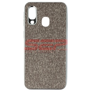 Husa TPU Leather Denim Samsung Galaxy A40 Grey - Img 1