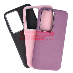 Husa TPU Leather Samsung Galaxy S25 Plus Pink - Img 3