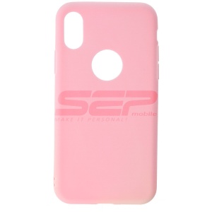 Husa TPU Matte Apple iPhone XS Pink