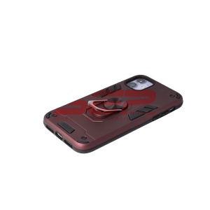 Husa TPU+PC Armor Ring Case Apple iPhone 11 Pro Max Wine - Img 3