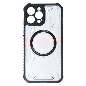 Husa TPU+PC Geometric Apple iPhone 13 Pro Max Black - Img 2