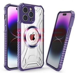 Husa TPU+PC Geometric Apple iPhone 16 Pro Max Purple - Img 1