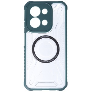Husa TPU+PC Geometric Xiaomi Redmi 15C 5G Green - Img 2