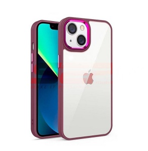Husa TPU+PC Shell Clear Cover Samsung Galaxy A33 5G Burgundy - Img 1