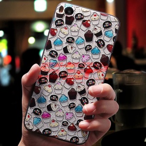 Husa TPU+PC UV Print 3D Samsung Galaxy A30s Cupcakes - Img 2