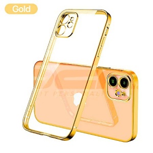 Husa TPU Plating Frame Apple iPhone 14 Pro Gold