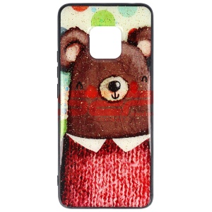Husa UV Copy Glass Huawei Mate 20 Pro Bear - Img 1