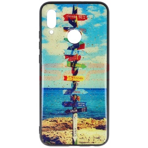 Husa UV Copy Glass Huawei P Smart 2019 Travel Signs - Img 1