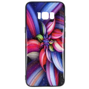 Husa UV Copy Glass Samsung Galaxy S8 Plus Flower - Img 1