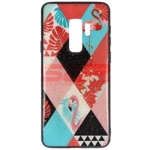 Husa UV Copy Glass Samsung Galaxy S9 Plus Flamingo - Img 1