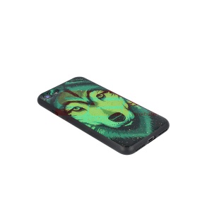 Husa UV Copy Glass Samsung Galaxy S9 Plus Wolf - Img 2