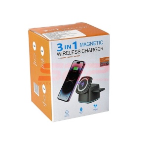 Incarcator retea wireless 3 in 1 15W H48 - Img 2