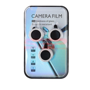 Protectie sticla camera foto Diamonds Metal Apple iPhone 13 Pro Silver