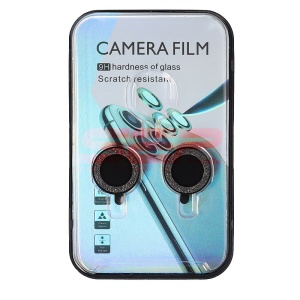Protectie sticla camera foto Diamonds Metal Apple iPhone 14 Plus Black