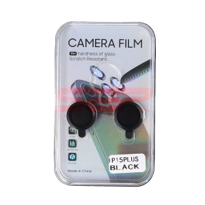 Protectie sticla Metal camera foto Apple iPhone 15 Plus Black