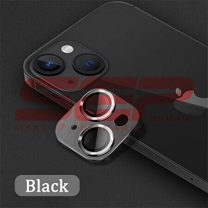Protectie sticla Metal Full Cover camera foto Apple iPhone 15 Pro Black