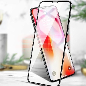 SET 4+1 GRATIS Geam protectie display sticla 6D FULL GLUE Samsung Galaxy A9 2018 BLACK - Img 2