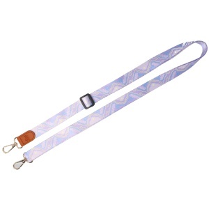 Snur textil dublu telefon mobil cu carabine Wave Lines - Img 3