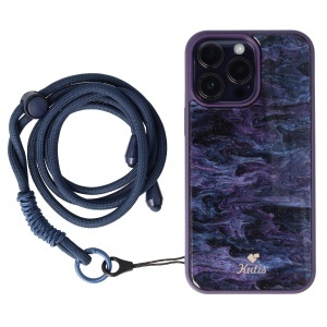 Snur textil pentru telefon mobil Navy - Img 2